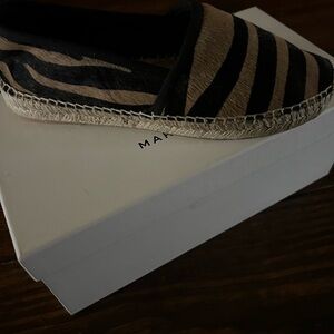New in box Marc Jacobs Sienna genuine calf hair espadrille.  Size 38EU/8US.